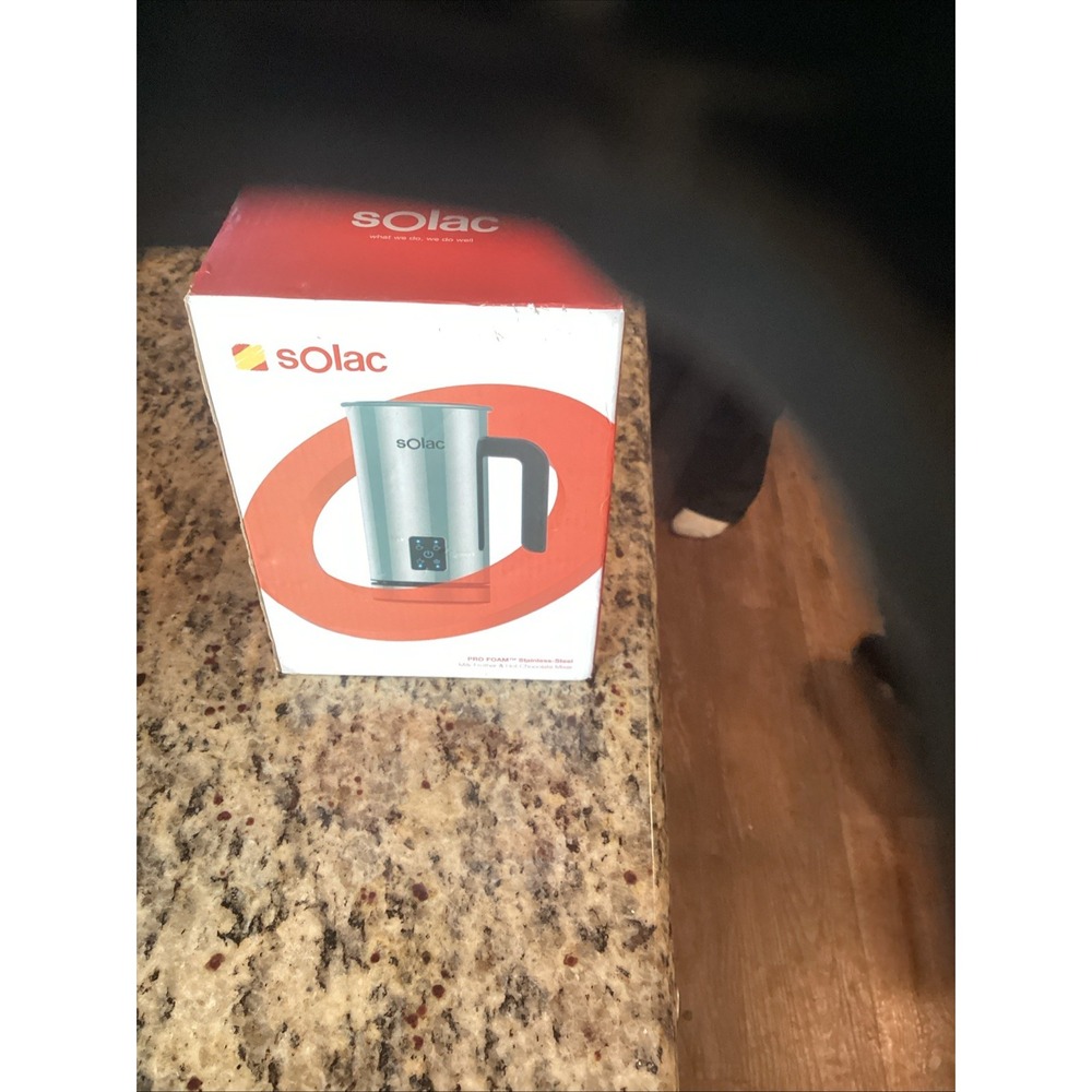 Solac Pro Foam SPF500 Stainless Steel Milk Frother and Hot Chocolate Maker